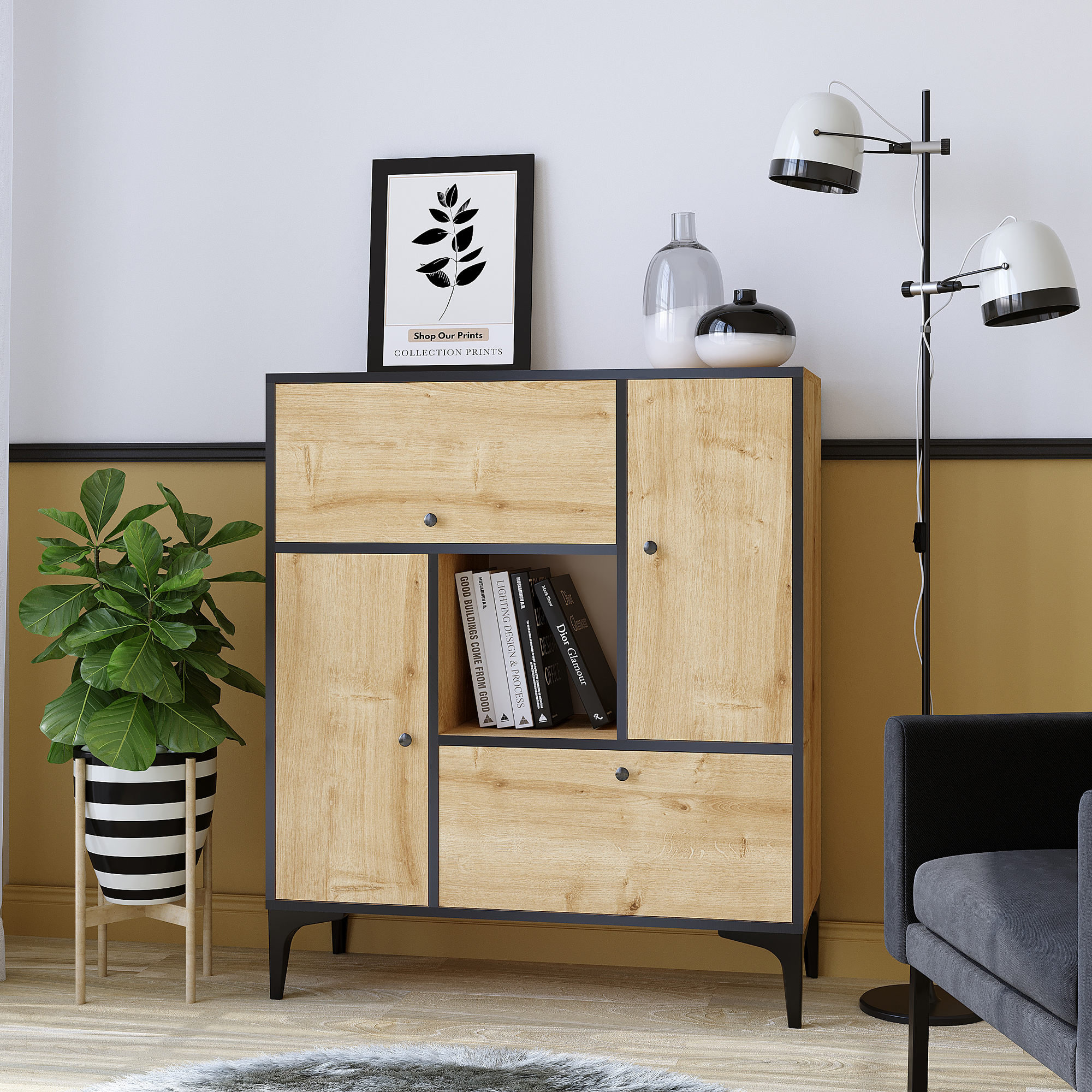 East Urban Home Sky 39.4 Console Table Wayfair